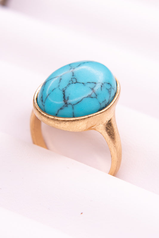 Esme Stone Ring - Turquoise