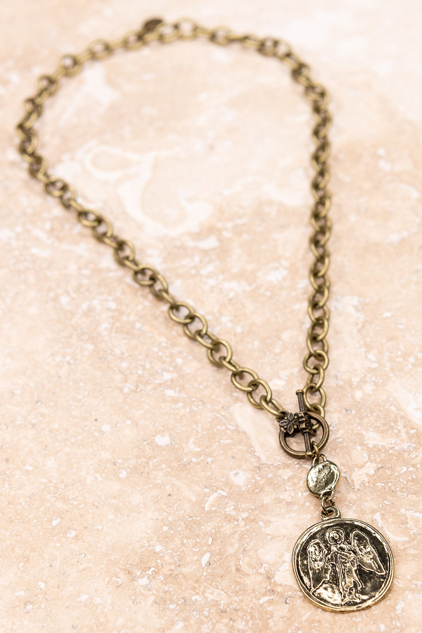 Billie Chain Necklace - Bronze