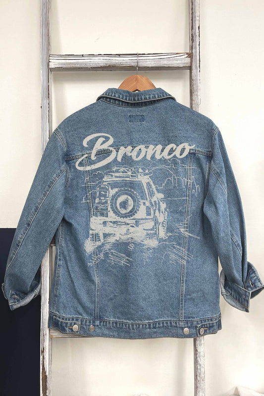 Bronco Graphic Denim Jacket