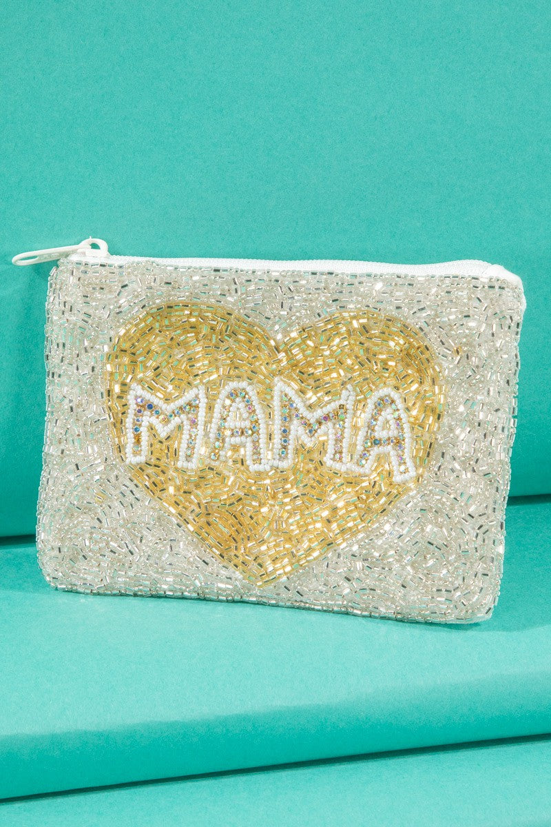 Mama Coin Bag - Silver