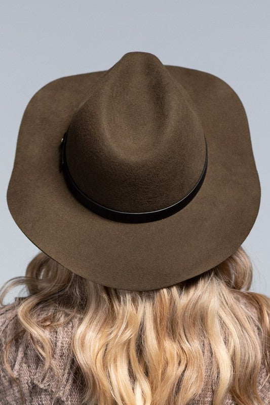 Classic Panama Hat - Olive Brown