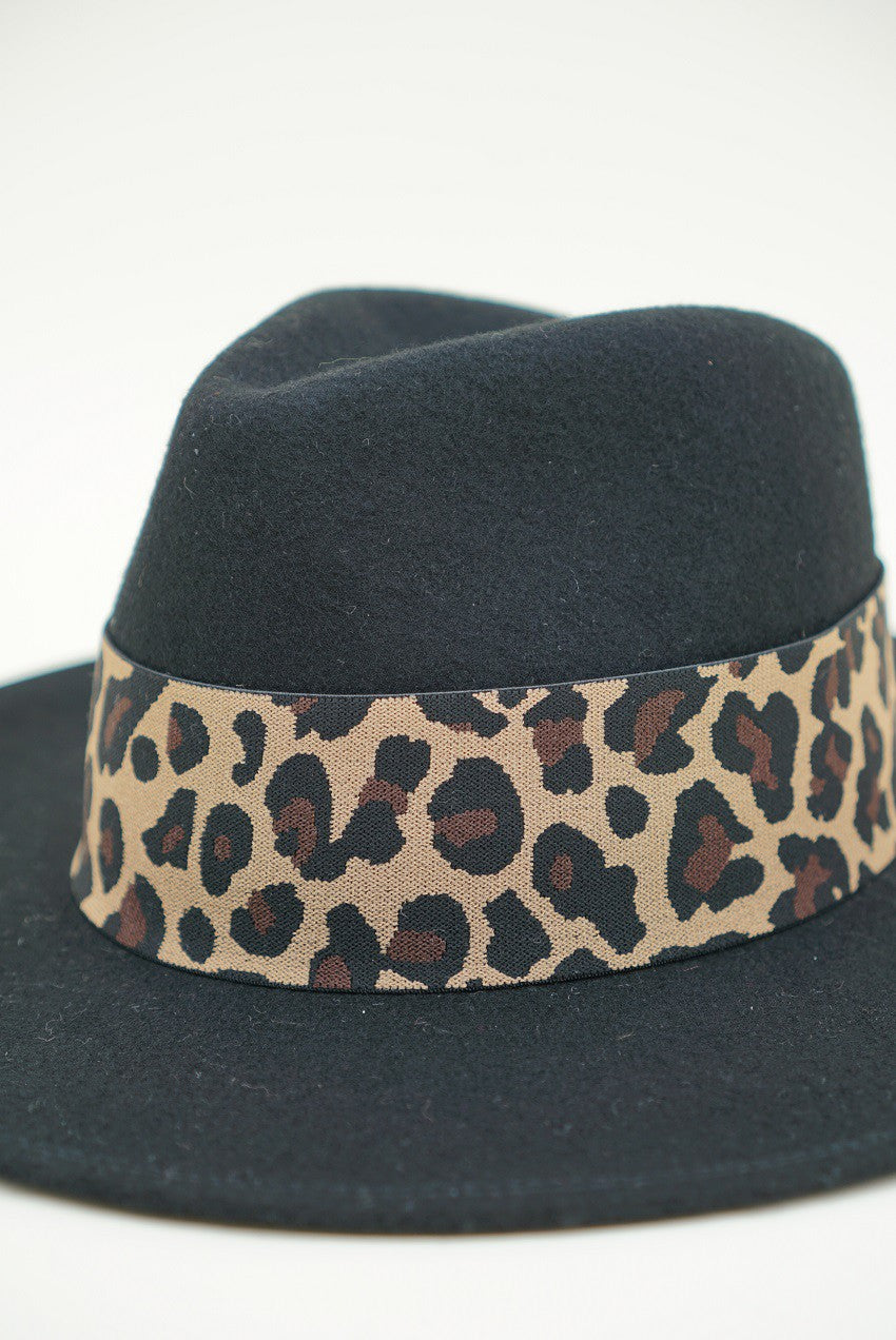 Olive & Pique Wool Felt Rancher Hat - Black