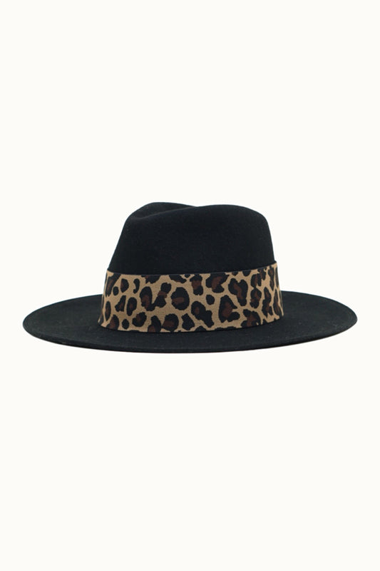Olive & Pique Wool Felt Rancher Hat - Black
