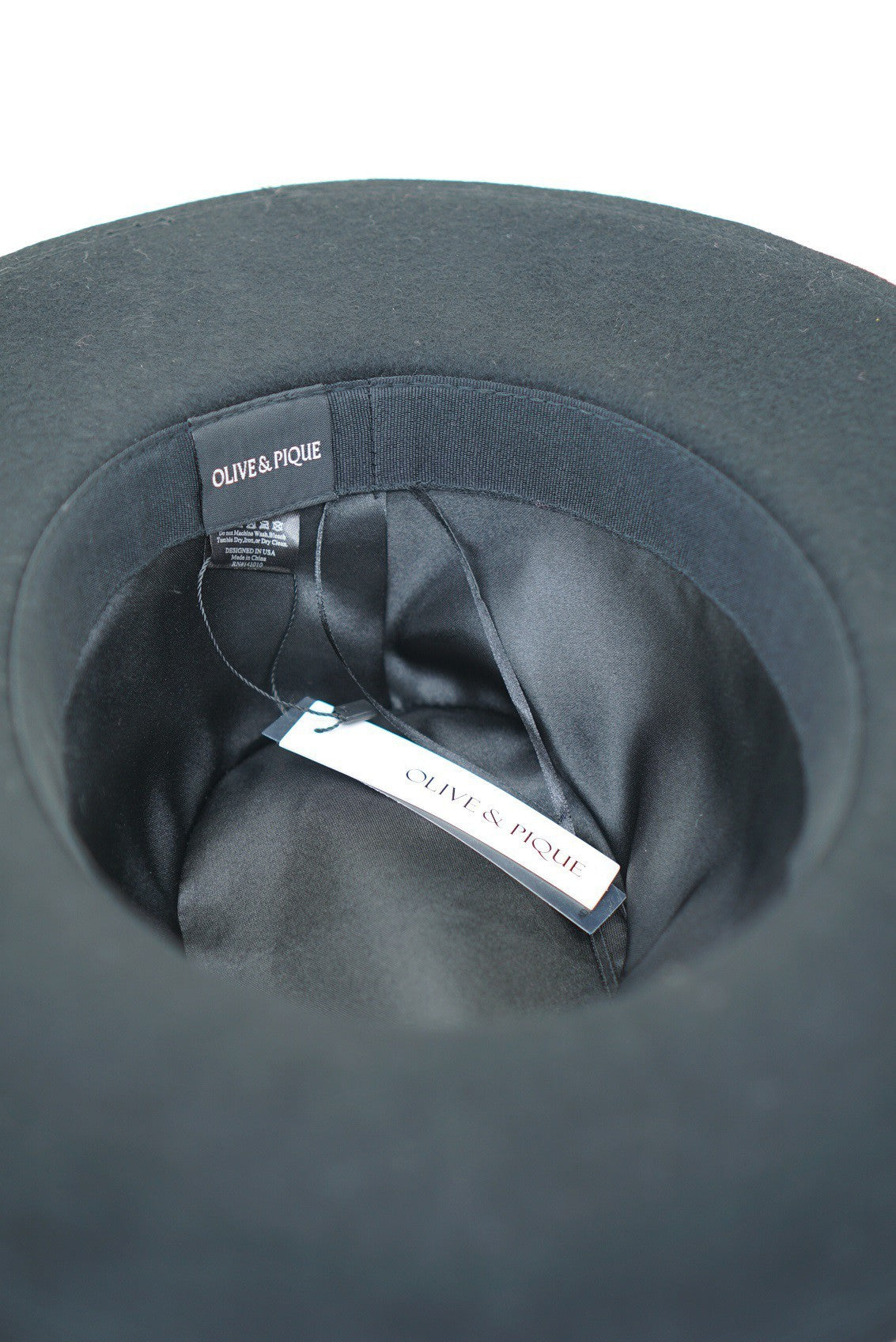 Olive & Pique Wool Felt Rancher Hat - Black