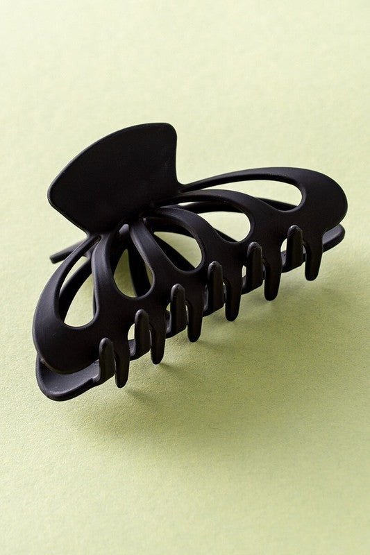 Butterfly Solid Matte Hair Claw Clip
