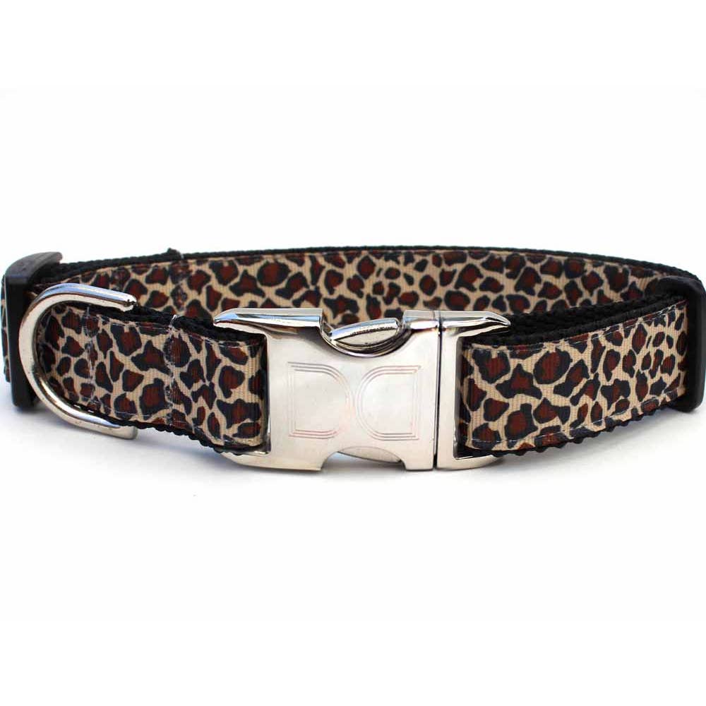 Leaping Leopard Dog Collar