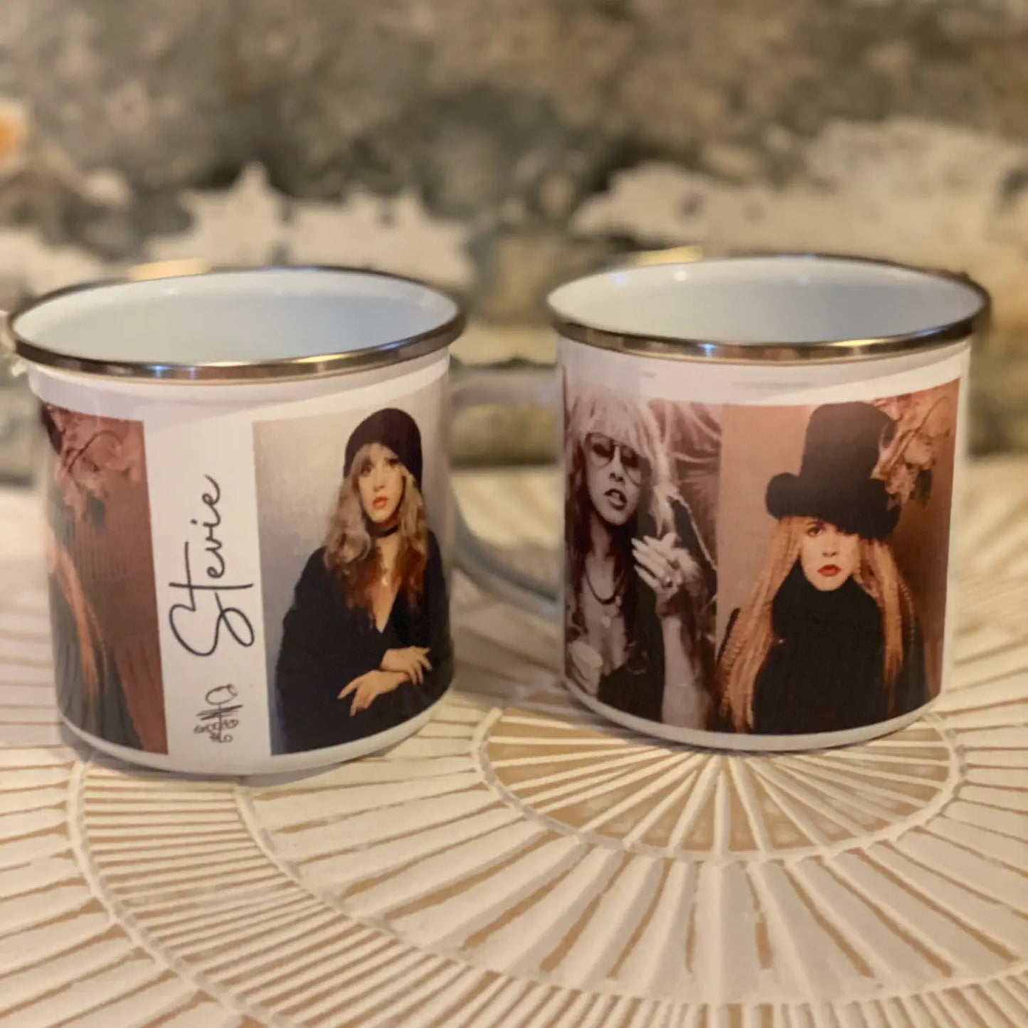 Stevie Nicks Metal Coffee Mug