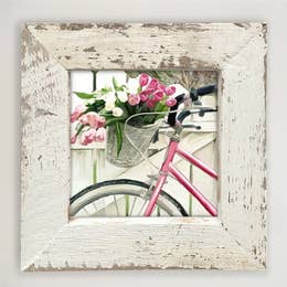 Pink Bike - White Frame Small