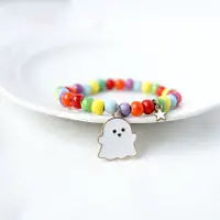 Halloween Colorful Ceramic Bracelet - Ghost