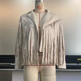 Fringe Jacket - Cream