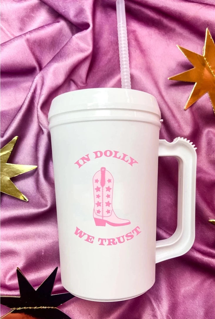 In Dolly We Trust Mega Mug