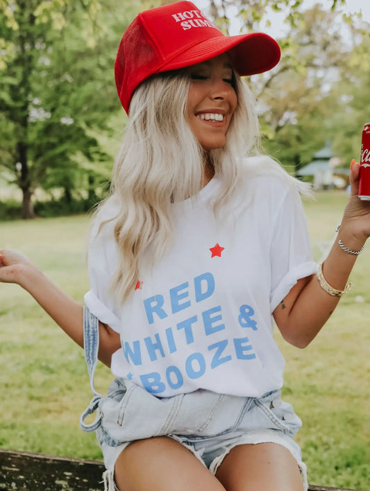 Red White and Booze Graphic Tee