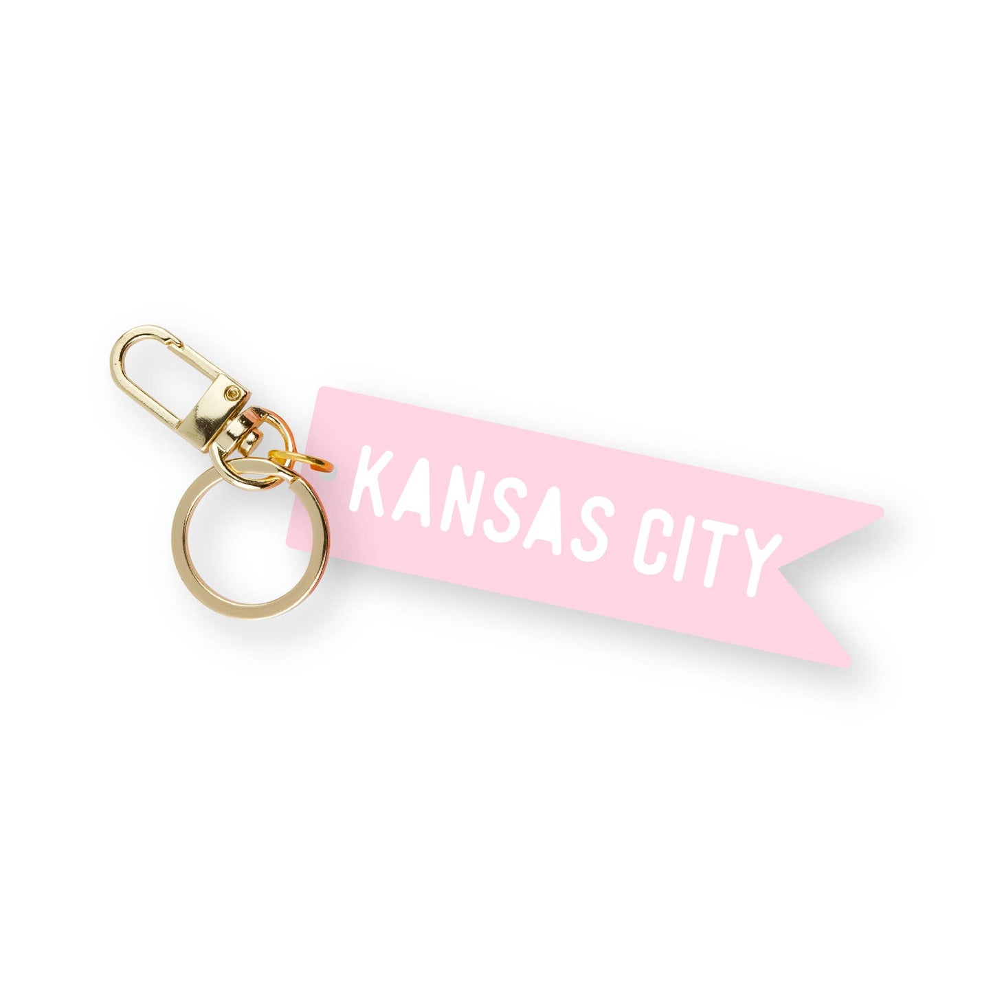 Kansas City Banner Key Chain