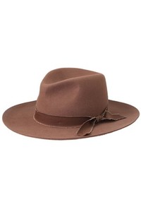 Olive & Pique Wool Felt Panama Hat - Pecan