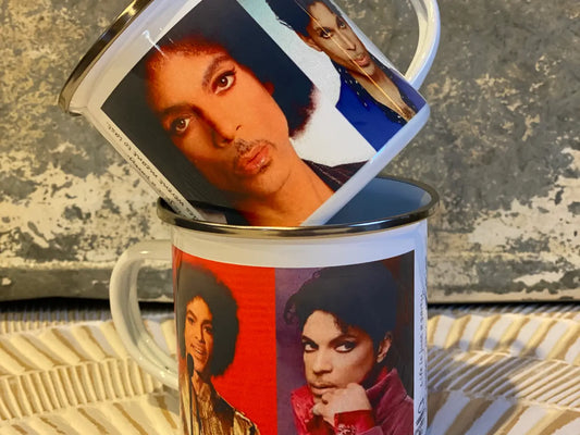 Prince “Life is just a Party" Metal Coffee Mug
