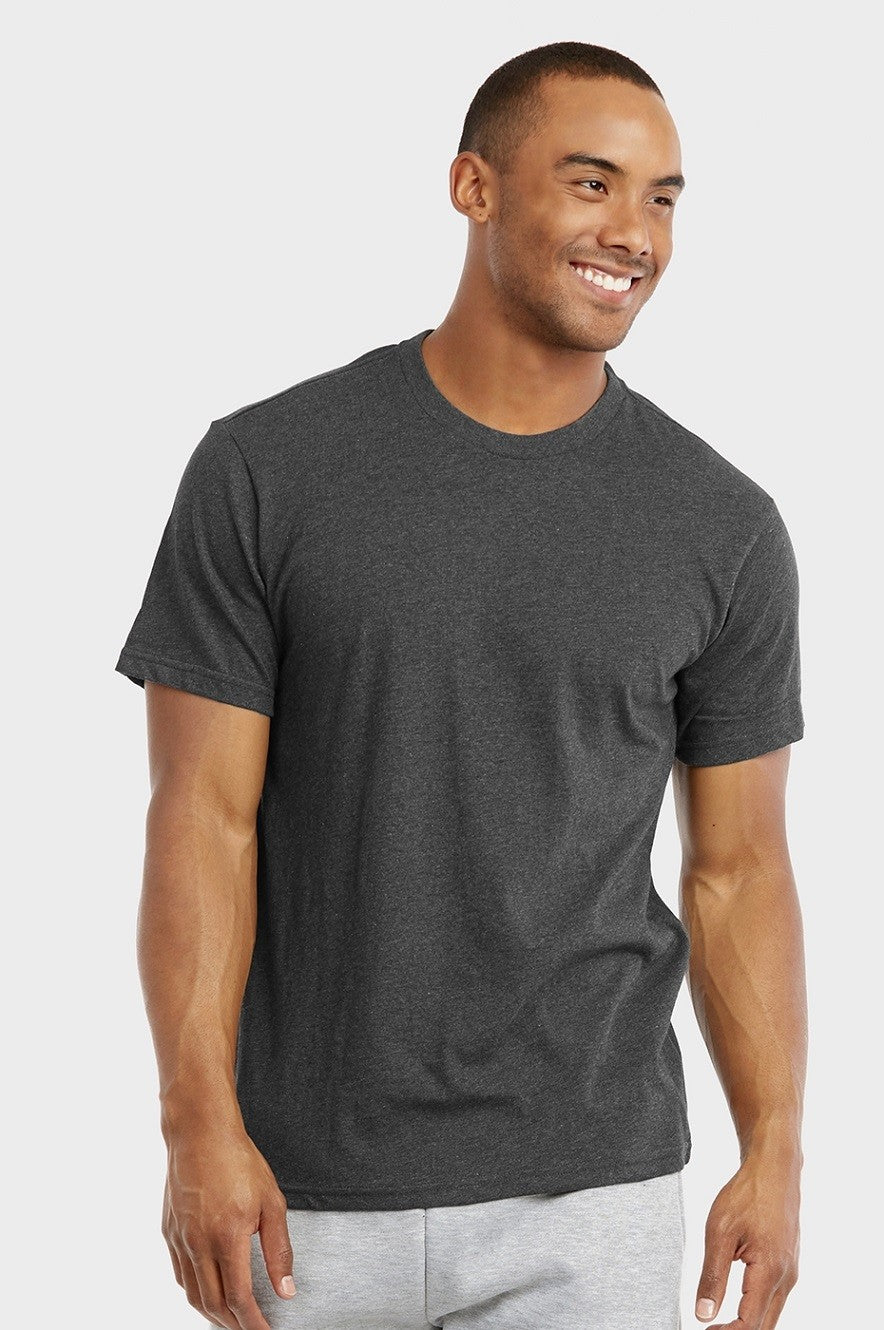 Men's Crew Neck Short Sleeve T-Shirt - Charcoal