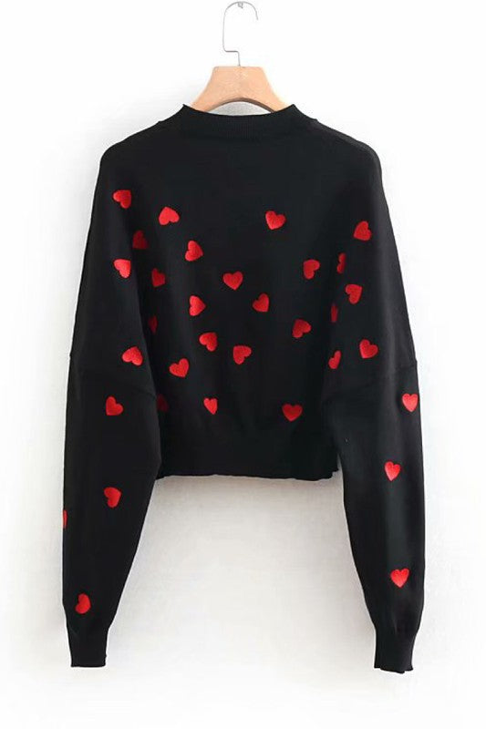 Black Heart Sweater