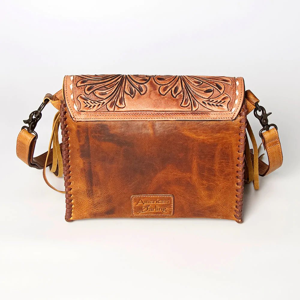 American Darling Leather Crossbody Messenger Bag