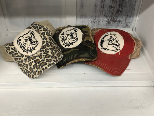 Carl Junction Bulldog Vintage Hats