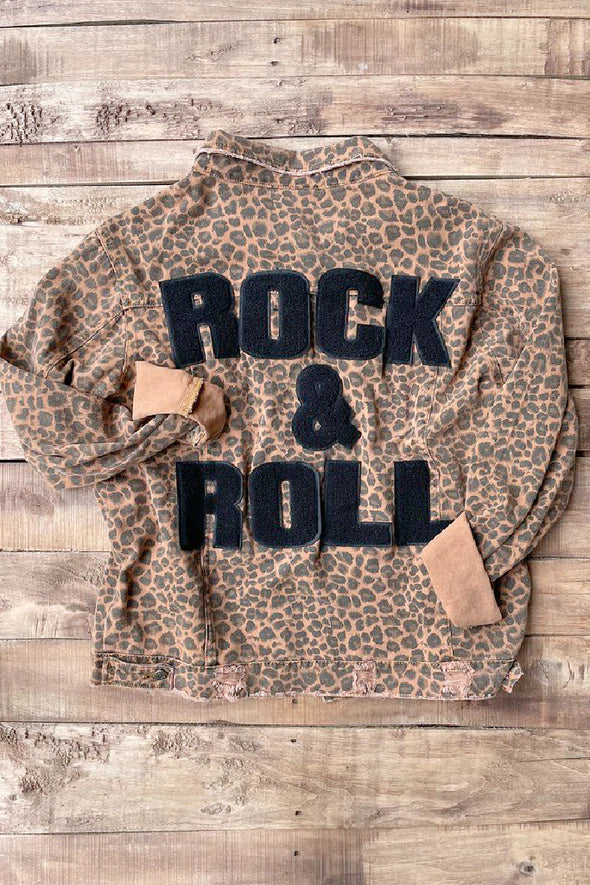 Jaded Gypsy Rock & Roll Jacket - Leopard