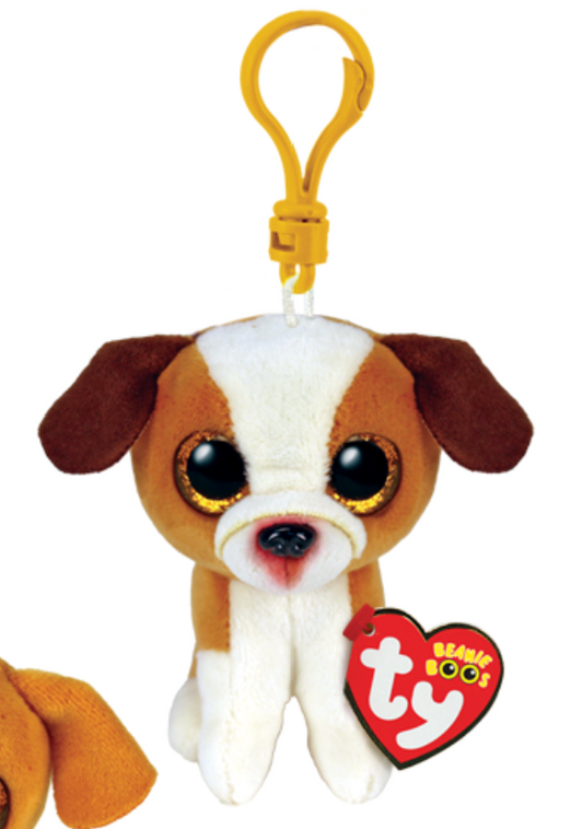 Ty Beanie Huggable Hugo Pup Boo Clip
