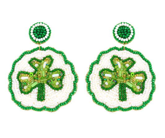 St. Patrick's Day Post Earrings