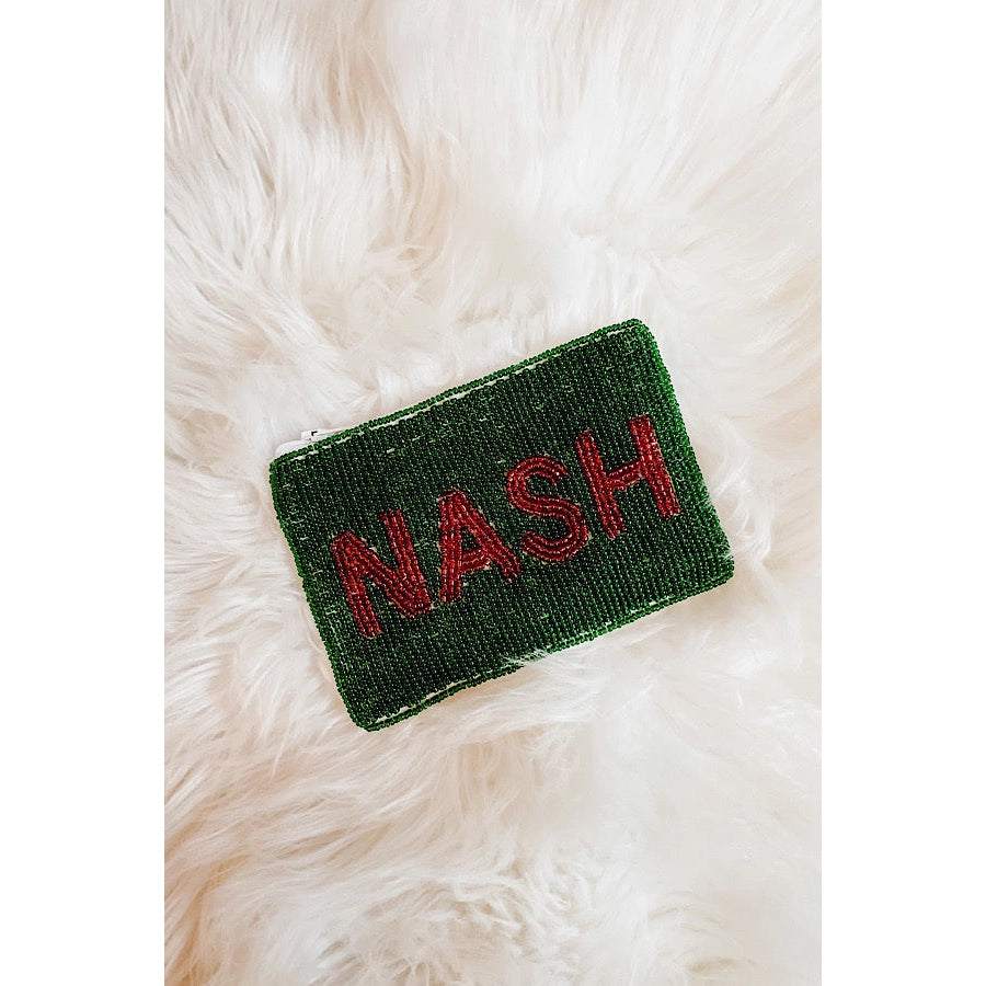Nash Coin Purse - Green/Red