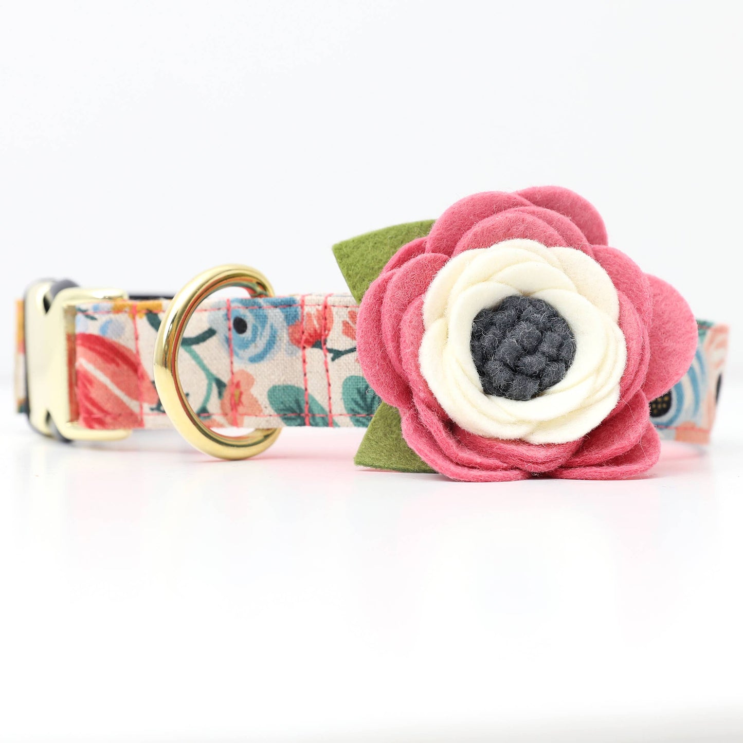 Wildflower Dog Collar Flower - Pink