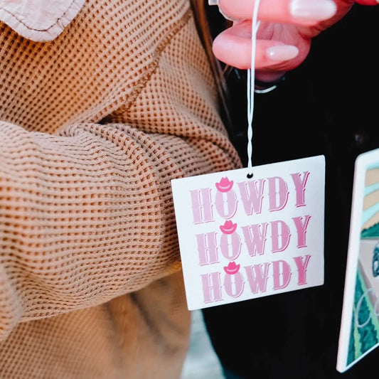 Howdy Howdy Howdy Air Freshener