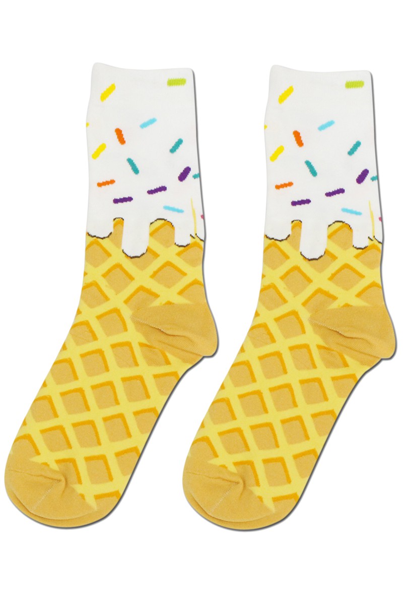 Ice Cream Cone Ankle Socks
