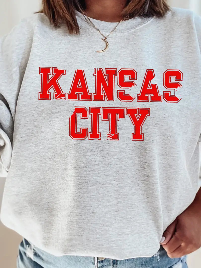 Distressed Kansas City Chiefs Graphic Tee