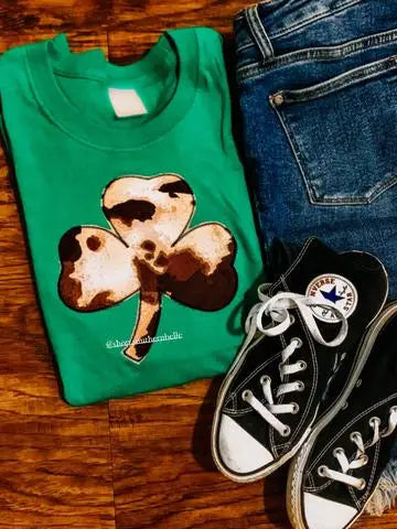 Clover Cow St. Patrick's Day Tee