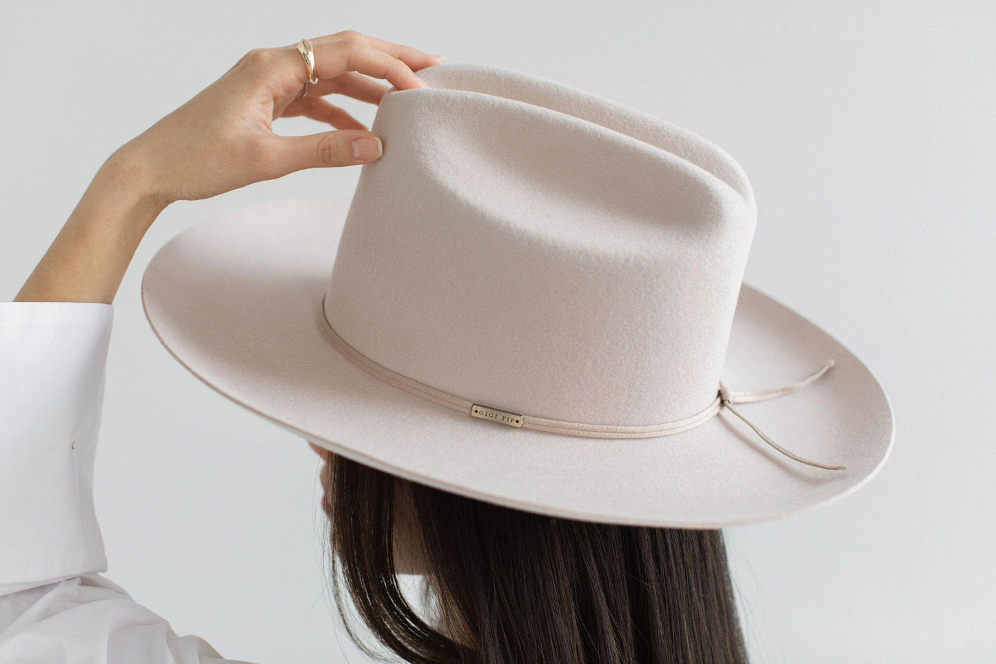 GIGI PIP's Ezra Western Hat - Ivory