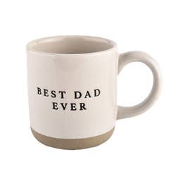 Best Dad Ever Stoneware Coffee Mug