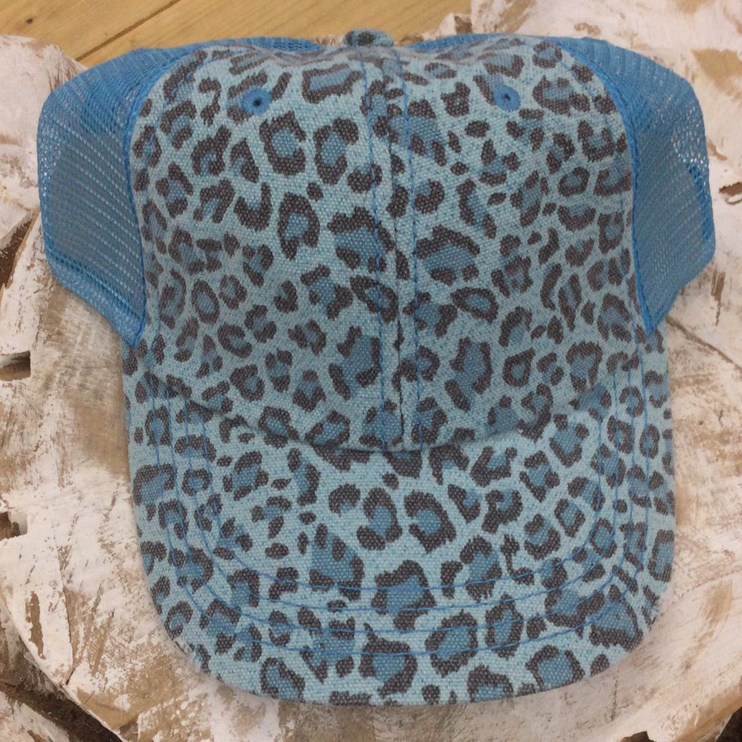 Leopard Print Ball Cap