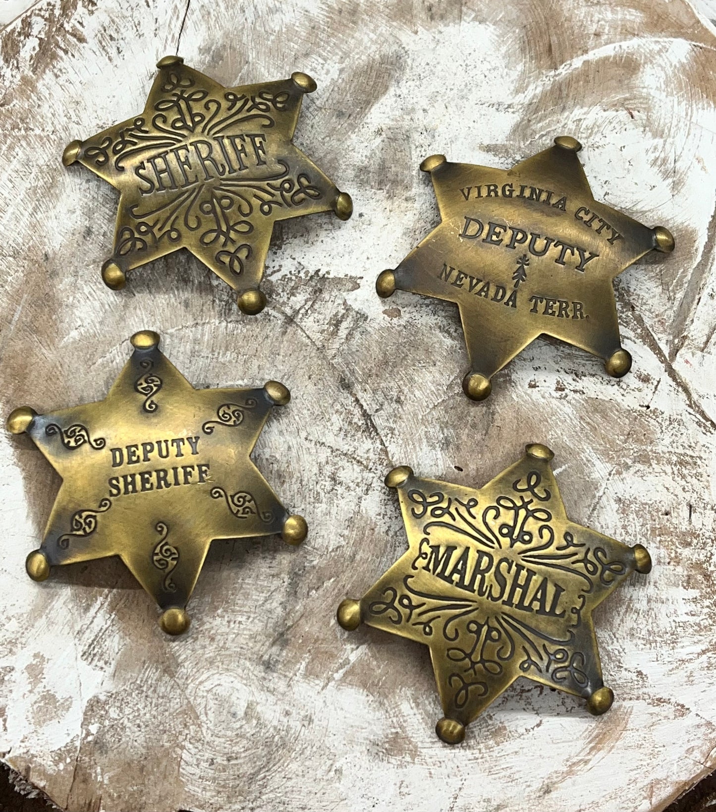 Officer Star Pins