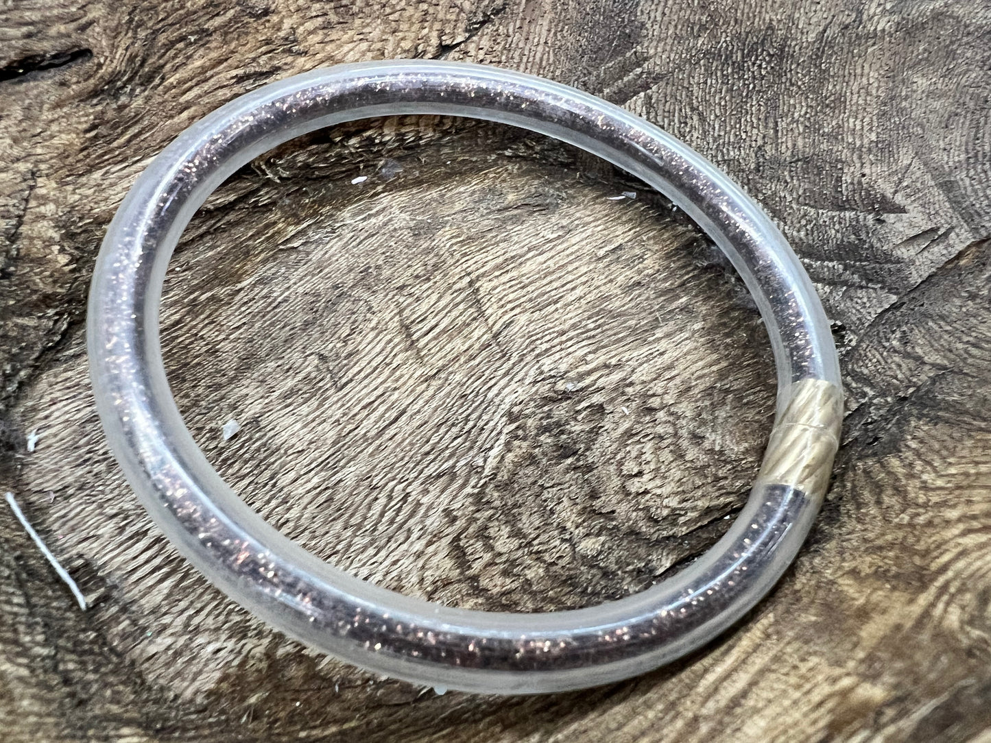 Glitter Metallic Bangle Bracelet