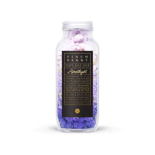 FinchBerry Amethyst Fizzy Salt Soak