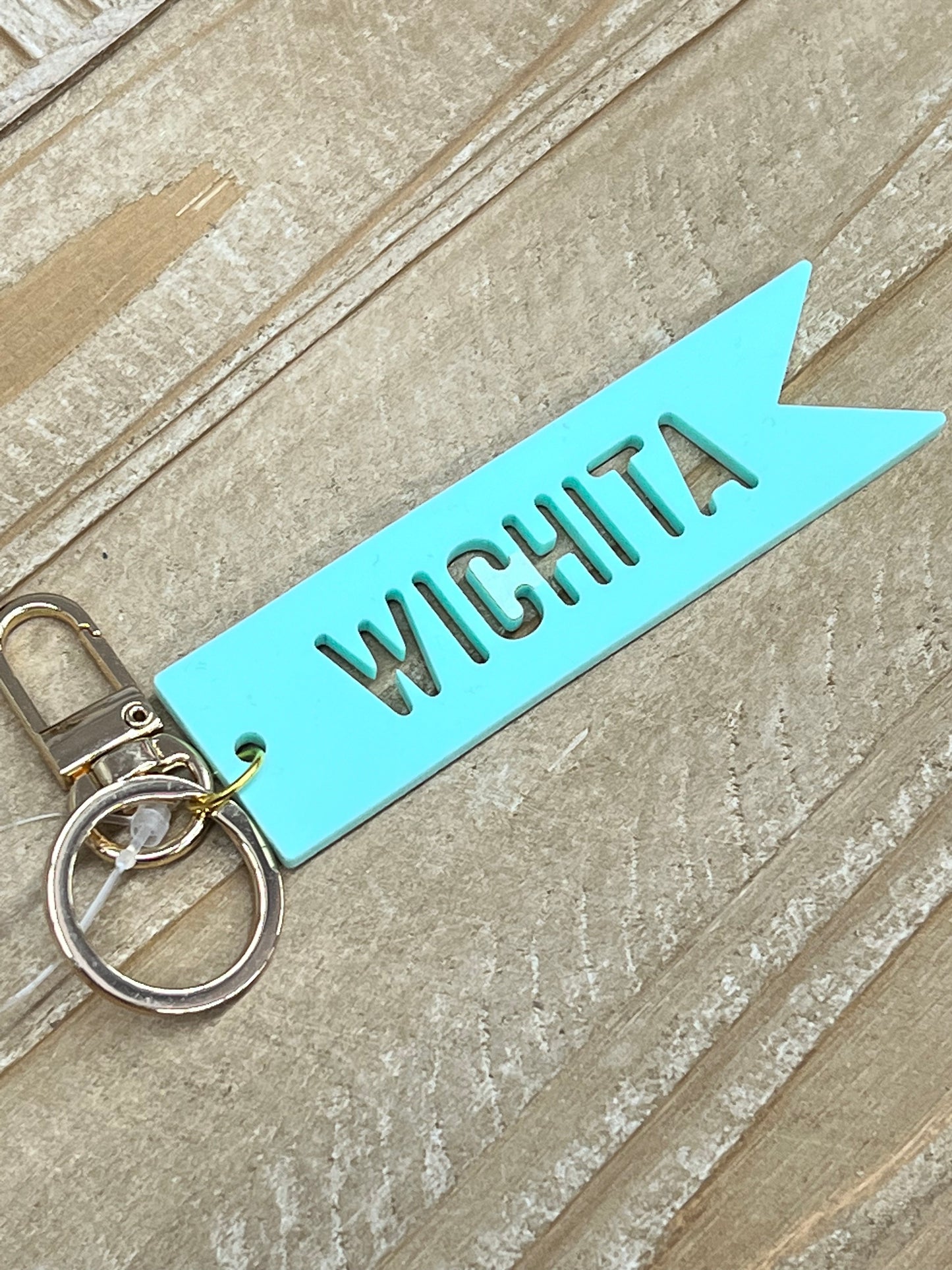 Wichita Banner Keychain